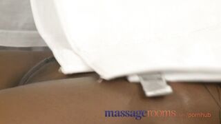 Massage Rooms Cute and horny wet girls have intense orgasms from big cock