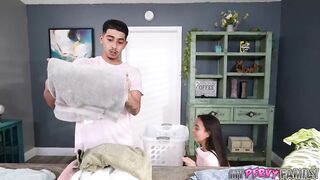 Hot Stepsis Pink Promises To HELP Horny Stepbro - Hot