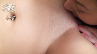 Watch these 2 Teens Slobber All Over A Big 8 Inch Dick