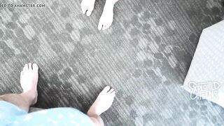 Teen with a Meaty Cunt Swallows an 8 and a half inch Cock