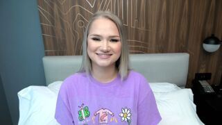 This sexy new teen has a fat ass and loves sucking cock