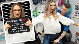 Stepmom Mandy Rhea Caught Stealing By Stepson Officer Get Fucked In The Backroom - Shoplyfter Mylf