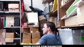 Shoplyfter - Stealing Teen Fucked Infront Of Boyfriend