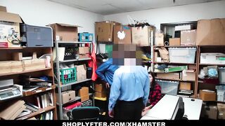 Shoplyfter- Hipster Shoplyfter Caught between two cocks