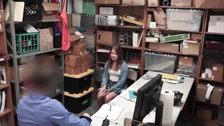 Chubby Teen Brooke Bliss Caught Shoplifting And Fucked Hard