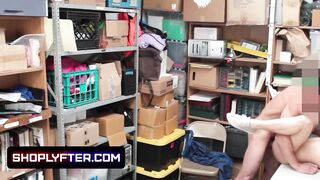 Sexy Brunette Shoplifter Taylor May Caught On Camera