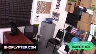 Blonde Big Boobed Skylar Vox Gets Banged In The Backroom