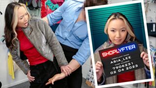 Tiny Asian Babe Asia Lee Gets Interrogated Before Taking The Security Officer's Cock - Shoplyfter