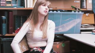 Black LP Officer Disciplines Teen Shoplifter Dolly Leigh