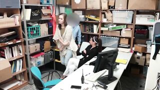 Inexperienced Teen And Hot Mom Punished For Shoplifting