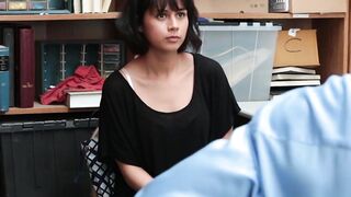 Shy Teen Penelope Reed Pounding The Security To Avoid Fine