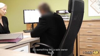 Amateur. Blonde angel pays with sex for flexible credit...