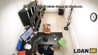 Amateur. Gorgeous businesswoman spreads legs for loaner at the office