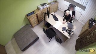 Amateur. Talented realtor Karol has to fuck manager for...