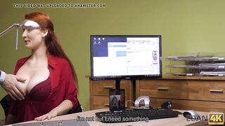 Amateur. Application for credit was declined so why redhead