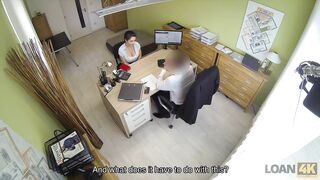 Amateur. Only fucking can help chick get a loan for massage