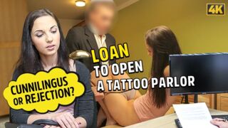 Amateur. Teen chick needs business loan but should work hard for it