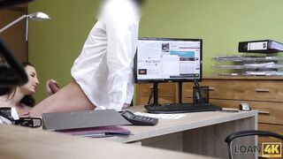 Amateur. Teen chick needs business loan but should work hard for it