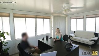 Amateur. Loan agent offers his help in exchange for passionat