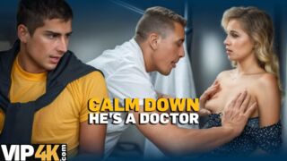 Amateur. Doctor touched my tits and cured my pussy