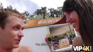 Vip4K.Hunter meets girl on public beach and has anal sex wit