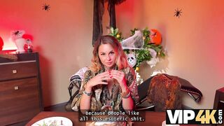 Amateur. Hot witch Vanessa Leone turned out to be the best big cock sucker in town
