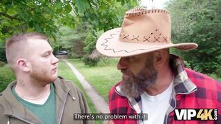 Amateur. Sneaky Dad fucked a girl right in his vegetable garden