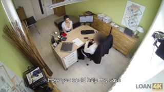 Dirty anal sex on purpose helps busty brunette get her cash