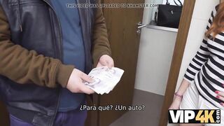 Amateur. Hunter fucks gorgeous redhead in the public restroom