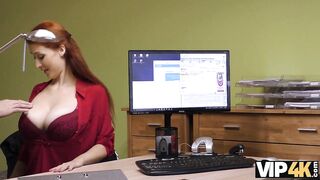 Amateur. Application for credit was declined so why redhead