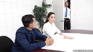 Hot - Cutie Girl Karlee Grey Relieves Stress On Labor Day By Fucking Her Coworker