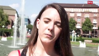 Amateur tourist in Germany gets picked up & fucked anally outdoors - Hot