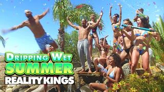 Hot Sex - The Hottest & Horniest Pornstars Turn A Party Into A Wild Poolside Orgy