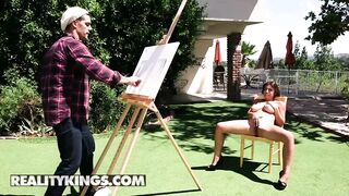 Hot Sex - Big Dicked Artist Finds His Next Masterpiece Ella Knox & Pounds Her With Passion