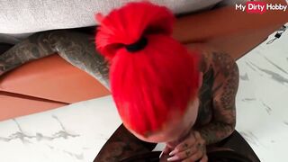 Redhead MILF amateur CatCoxx spreads her legs and gets fucked by party stranger - Hot