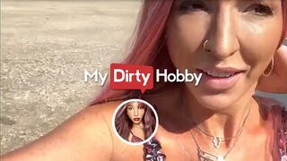 Hot - Redhead outdoor fuck and creampie
