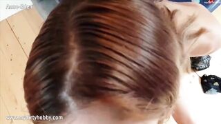 Hot - Girlfriend takes care of her man's morning wood and swallows