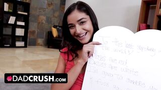 Naughty Stepdaughter Emily Willis Gets A Vibrating Toy From Stepdaddy For Valentine's Day - StepDad