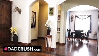 StepDad - Generous Stepdad Helps His Nervous Stepdaughter Release The Tension Before Job Interview