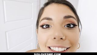 StepSis - Hot Latina stepsis Gets Her Pussy Rocked
