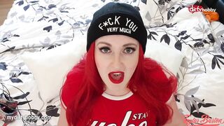 Hot - Taylor Burton dirty talks in german until you cum