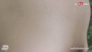 Hot - Blonde amateur does anal in nature