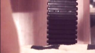 Sexy blonde shaves pussy on Webcam