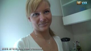 BibiXXX - hot fuck in the kitchen