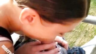 Merry4Fun - Cable Way Blowjob