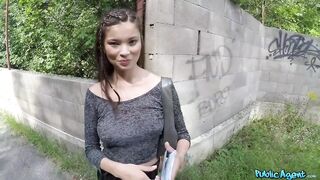 Public Agent - Lost Asian tourist with lovely tits and little hairy pussy fucked under a bridge