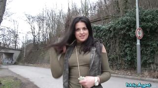 Public Agent - Outdoor Orgasms as brunette babe cums over and over on big dick