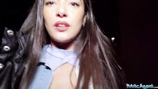 Public Agent Big ass Nuria Millan cheating public blowjob with big dick