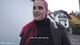 Public Agent Curvy Tattooed Babe with Massive Tits Fucked in a Basement