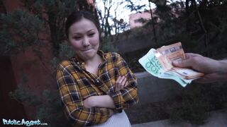 Public Agent Asian Babe Luna Truelove Offers Her Cream Cakes for a Creampie